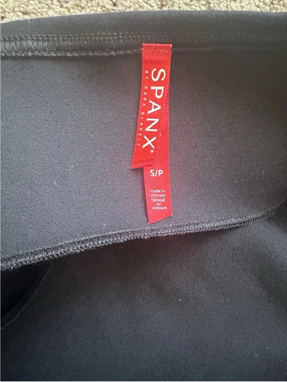 SPANX Black Tailored Pencil Skirt